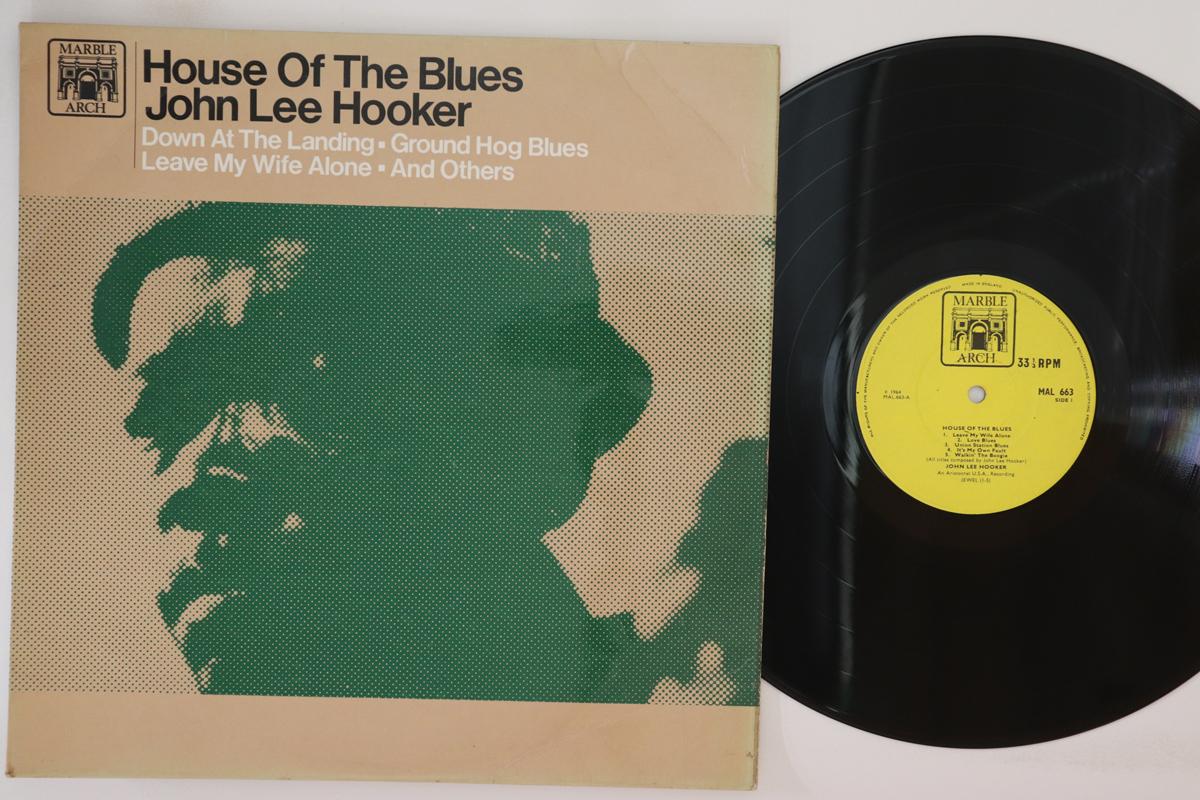 

LP Record JOHN LEE HOOKER House Of The Blues MAL663 MARBLE ARCH 1966 UK Blues Used