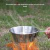 Gongziyu Outdoor Stainless Steel Folding Sierra Bowl