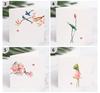 10pcs Chinese Style Flower and Bird Greeting Card Christmas Baking Fresh Flower Shop Birthday Gift Thank You and Wishing Card