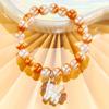 Cute Cartoon Women Bracelet, Beaded Design with Alloy Unicorn, Mermaid and Shell Charm, High Texture Daily Hand Ornaments
