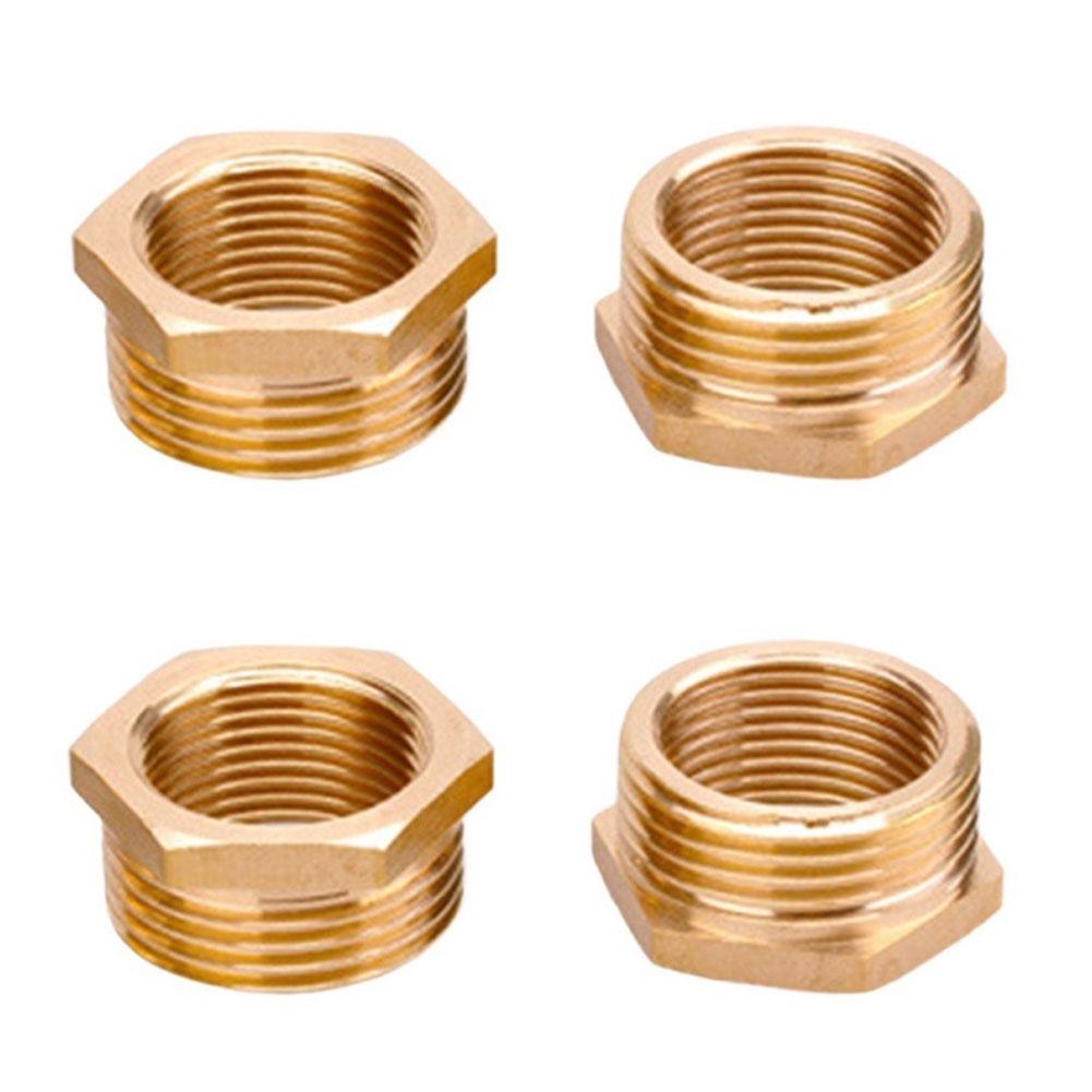 Pipe Installation Brass Reducer Adapter Brass Reducer Adapter Fitting Brass Thread Connector 1 Inch To 3 4 Inch Reducer