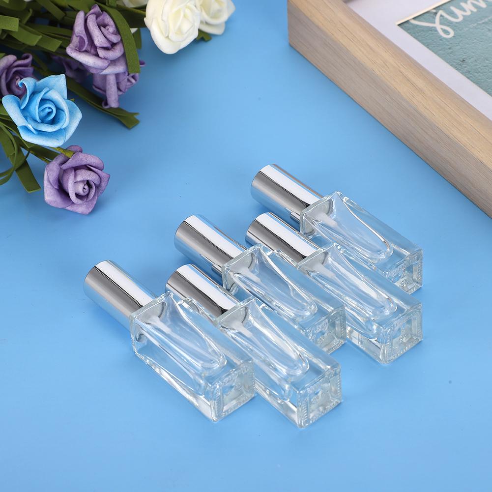 5ml Glass Empty Perfume Spray Bottle Refillable Travel Portable Perfume Atomizer(3mlGold Head )