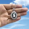 Collana Ciondolo Gatto Per Donna Con Charm Animale in Lega in Stile Vintage Per Regalo