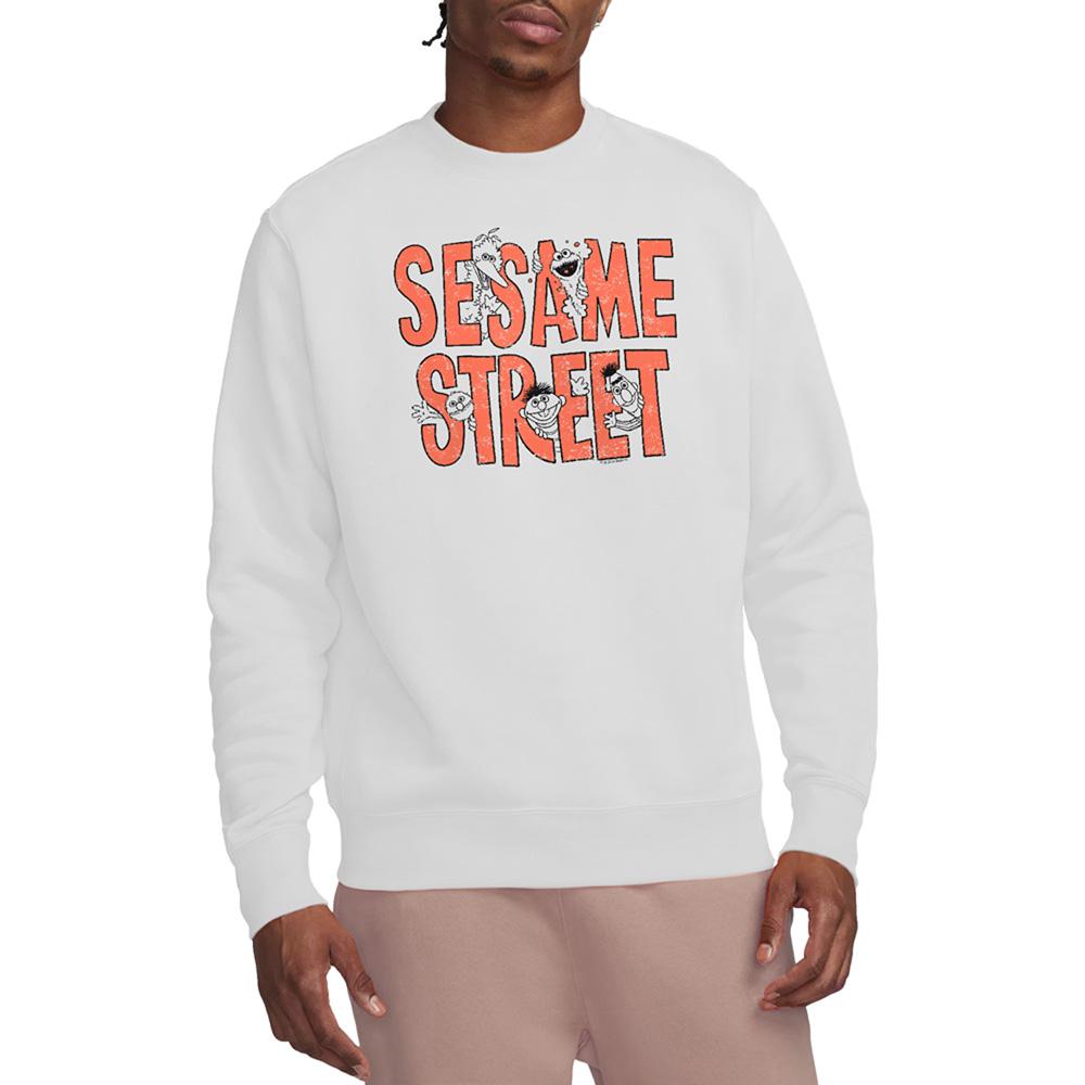 Sesame Street Unisex Adult Letters Sweatshirt