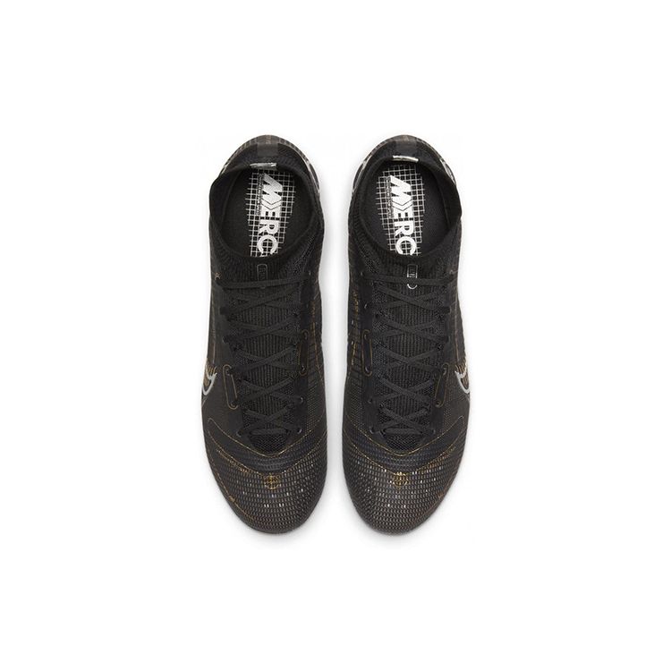 Nike Mercurial Superfly 8 Elite FG Black Cave Stone Men Sneakers Metallic-Silver Metallic-Gold DJ2839-007