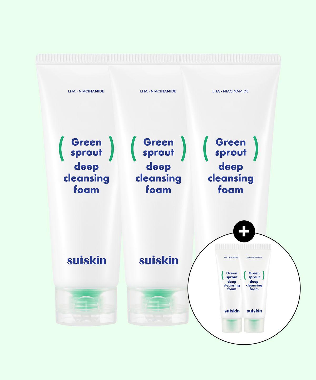 Young Sprout Deep Cleansing Foam 150ml x 3 + 40ml Free Gift