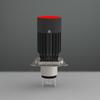 1x Five Color Angel Eye LED H4 Car Headlight Hi-low Bulb HS1 P43T Motorcycle Auto Plug&play Scooter Lamp White 6000K 12/24V
