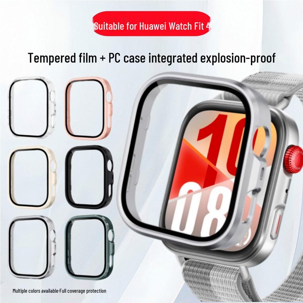 Huawei FIT4 Watch Protective Case with Tempered Film - Full Coverage, Anti-Drop, Compatible with Fit3 Generation Smart Sports Model