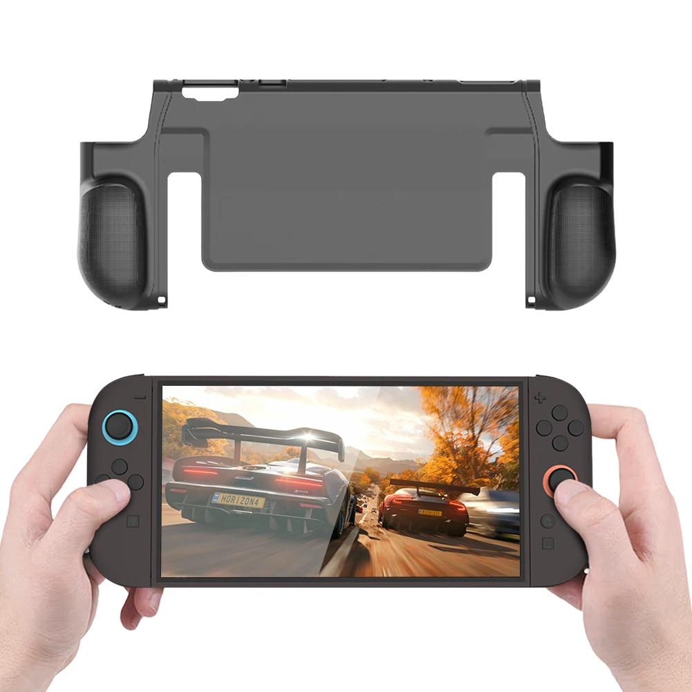 TPU Case for Nintendo Switch 2 Protective Case Sleeve Shockproof for Switch 2 Ergonomic Handle Grip Cover with Stand