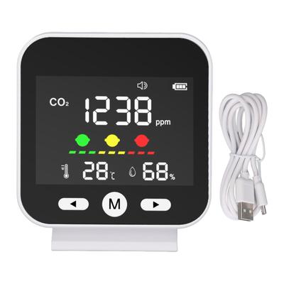 Air Quality Monitor High Accuracy 400?5000ppm CO2 Temperature Humidity Detector for Desk