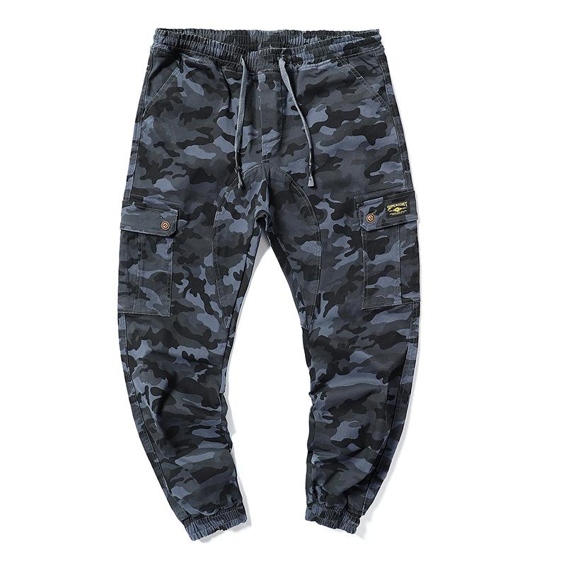 Spring Harlan Overalls Men'S Fattened Plus Size Trendy Fat Loose Leggings Sweatpants Nine-Point Pants