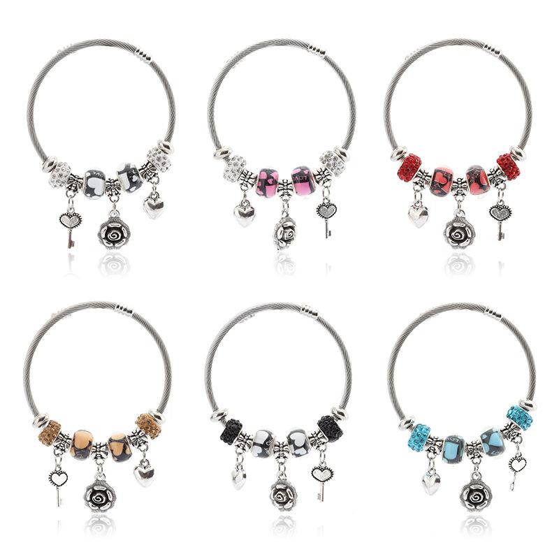 Adjustable Fashion Women's Steel Wire Bracelet Classic Design Popular Jewelry