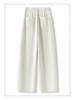 Old Money Style Linen Wide-Leg Pants: Women's Casual Elastic Waist Straight-Leg (Spring 2026)