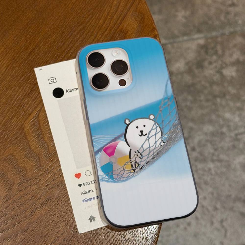 Popular Cute J-Joke B-Bear Phone Case For IPhone 17 16 15 14 Plus 11 12 13 Pro Max Shockproof Protection Soft Back Cover