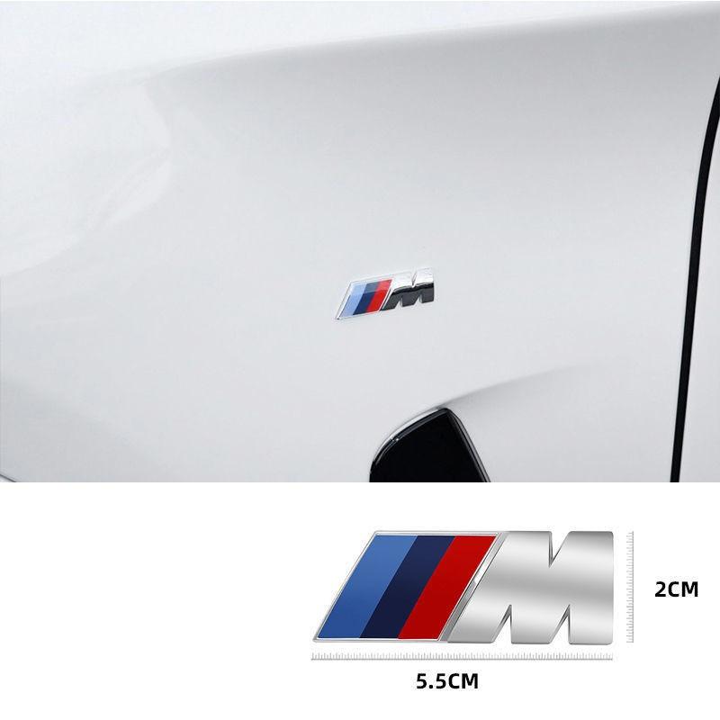 PGTK1 3D ABS M Logo For BMW Sport F10 F30 G01 E83 F39 E84 F48 M1 M2 M3 M4 M5 M6 Car Emblem Stickers Body Trunk Badge Decal Accessories