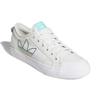 Adidas Originals Nizza Trefoil Slip Resistant Durable Low Top Skate Shoes Women Skate Shoes White Q46353
