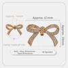 1 Pair Shiny Bow Shoes Clips Removable Shoes Flower Shoes Decorations Clip Rhinestone Bowknot Charm Buckle High Heel Shoes