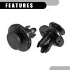 Partuto Push Retainer Clip #0155305323 - Car Inner Bumper Door Fender Fastener Kit -