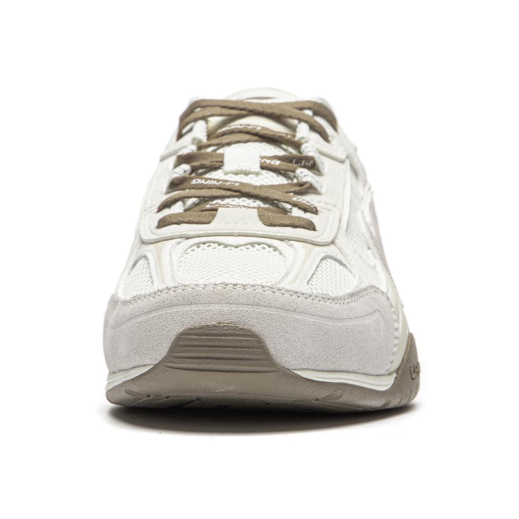 Li Ning Film CLASSIC Slip Resistant, Abrasion Resistant, Lightweight Low top Casual Shoes Men's Ivory AGLW195-1