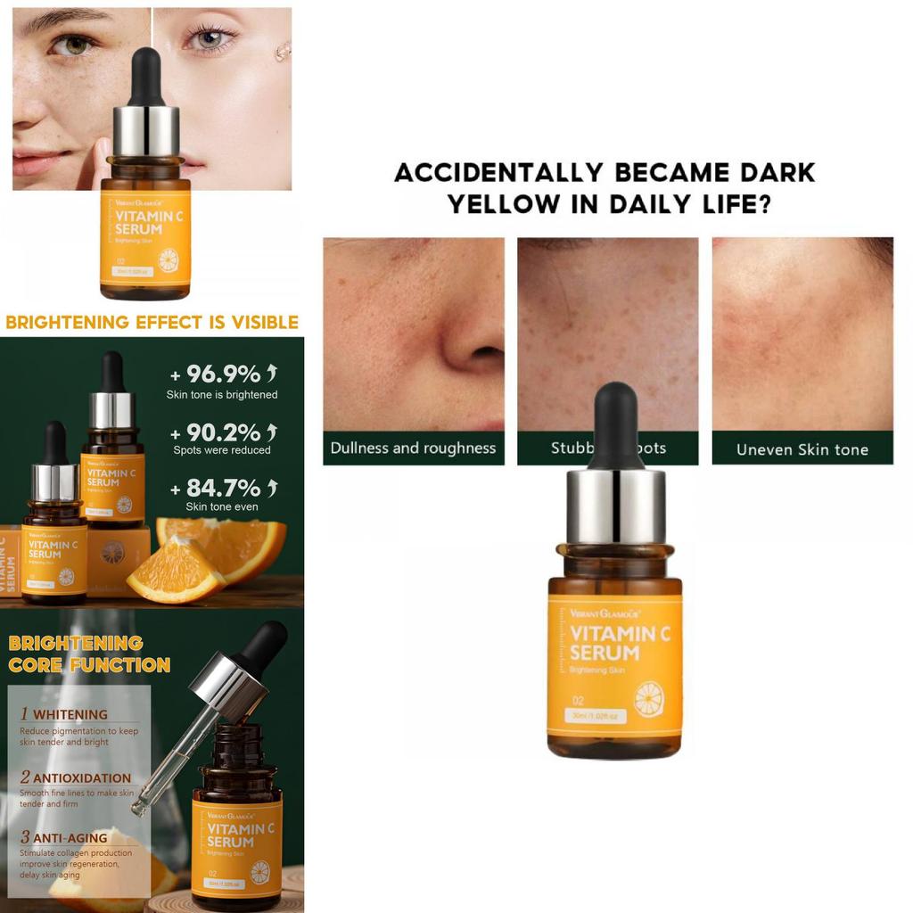Premium Vitamin C Essence 30ml Hydrating Brightening Skin Serum For All Skin Types