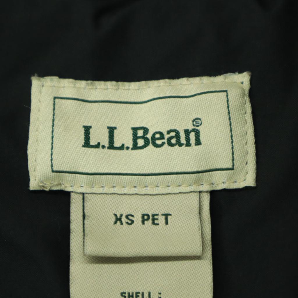 L.L.Bean Long sleeve Hooded Down jacket XS black Women Used