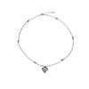Gucci Casual Minimalist Fashion Silver Vintage Polished 925 Silver Necklace Unisex necklace BQ927471837