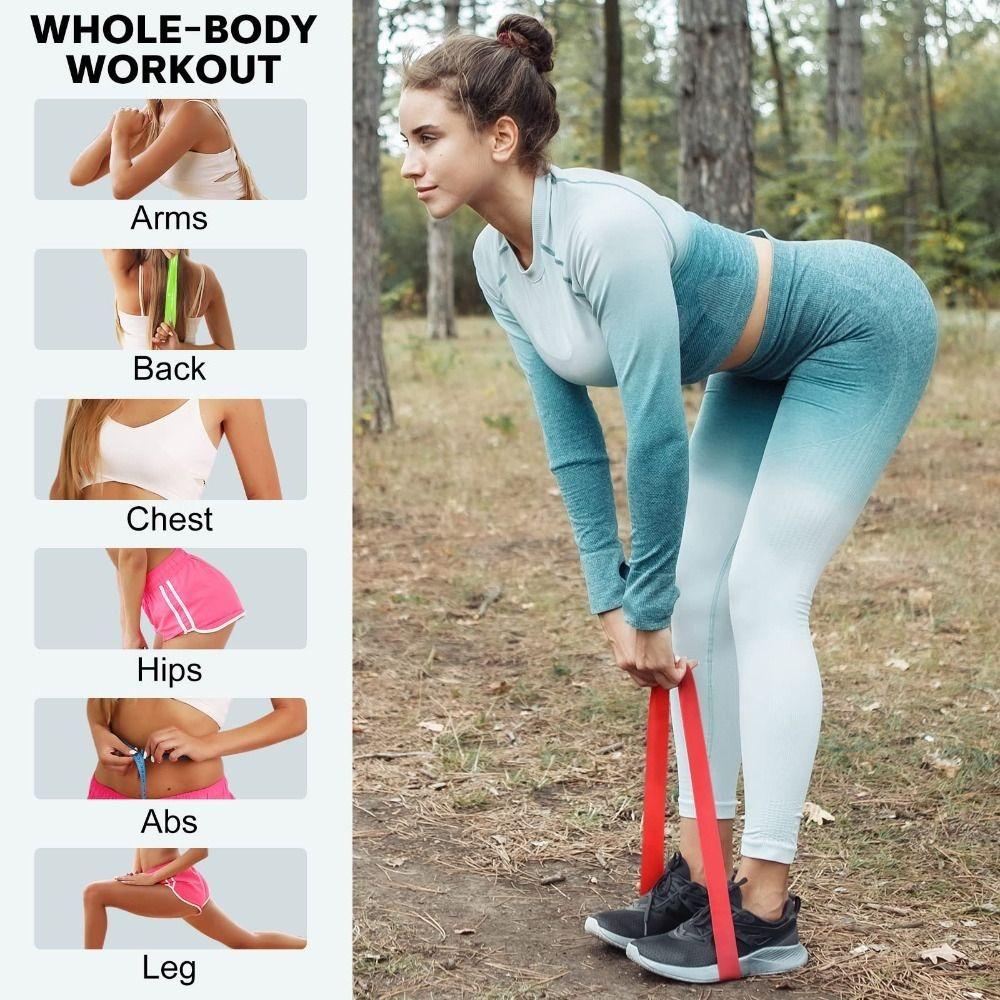 Gym Equipment TPE Resistance Bands Strength Training Fitness Equipment Home Gym