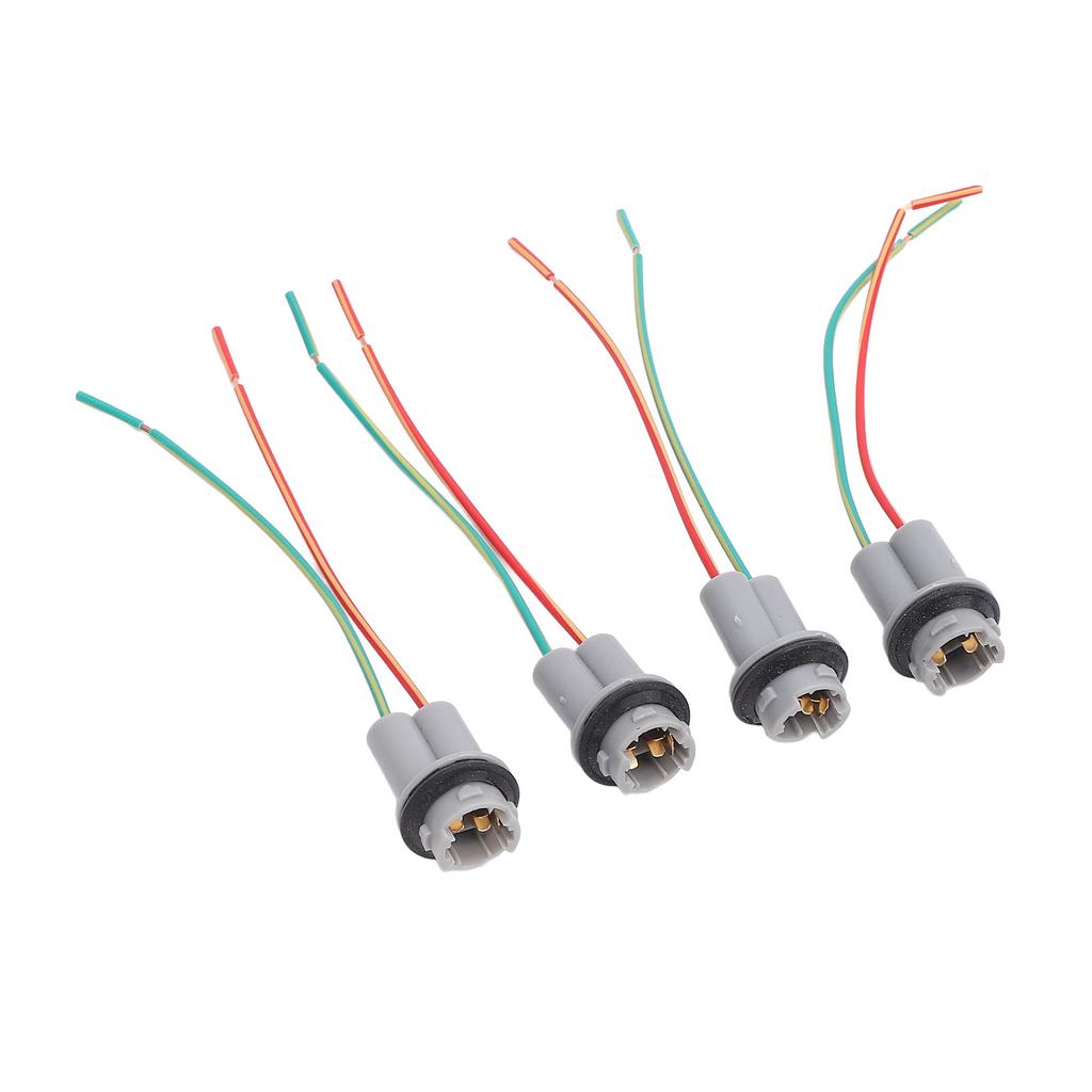 4Pcs Bulb Socket Wiring Harness Socket Connector for Wedge Base 901 902 904 906 908 909 912 914 915 916 917 918 920 921
