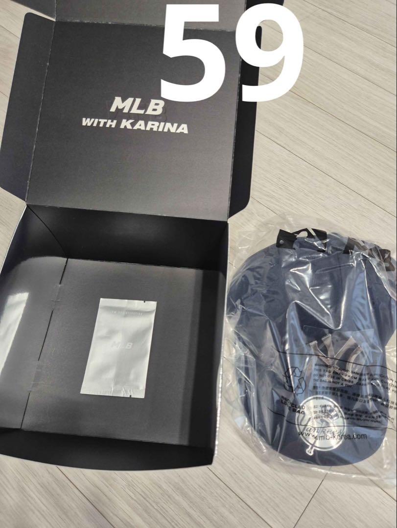 

[USED] Korea AESPA Karina MLB Ball Cap Hat Size 59 Yankees