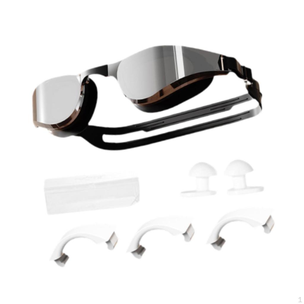Schwimmbrille mit tragbaren Ohrstöpseln für Männer Ohne Die Vor Dem Schwimmen Fliehen Der