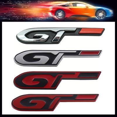 3D Autostyling GT pre auto Kapota Blatník kufor Zadná kapota Nápis Nálepka Emblém Odznak Nálepka