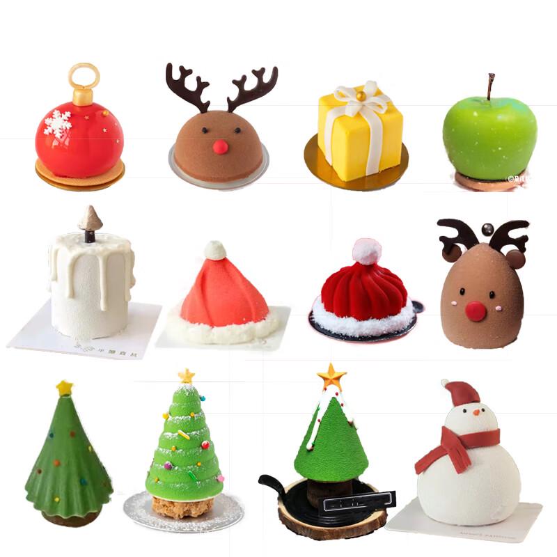 

Силіконова форма для мусу на 15 комірок, різдвяна