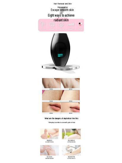 Portable IPL Laser Hair Removal Device for Underarms & Private Areas