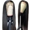 Hd Transparent 13x4x1 Lace Front Wig for Women Black Synthetic Lace Front Wig Pre-drawn Heat Resistant Wig
