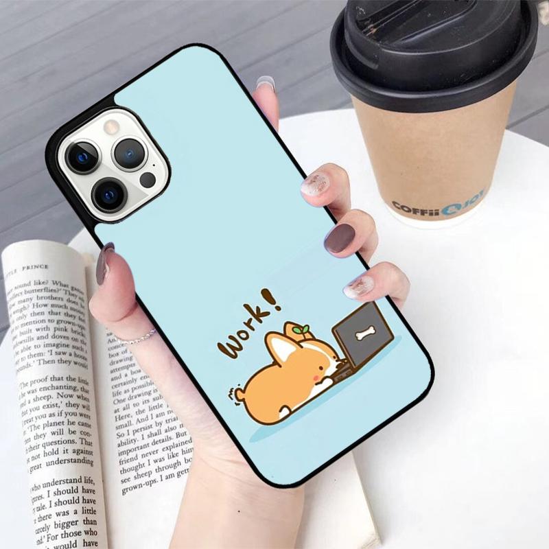 Cute Corgi Sexy Cartoon Dog Ass Phone Case For iPhone 17 Air 13 12 14 15 16  Cover For Apple Pro Max Plus SE Coque
