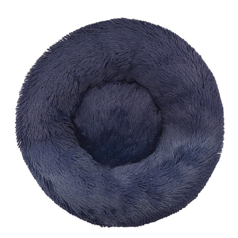 Caseta arenero gato felpa redondo arenero mascota cama perro cojín invierno perro cama mascota suministros mascotas
