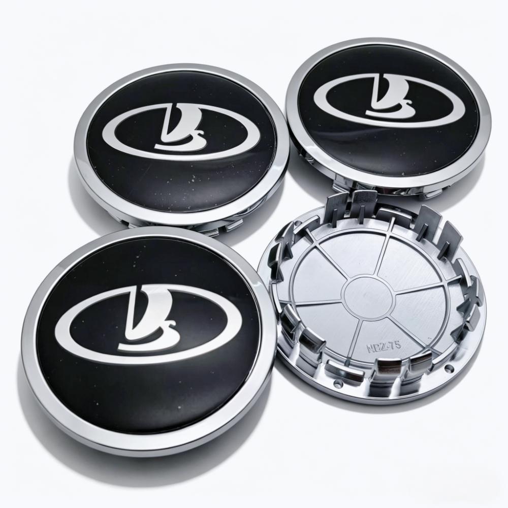 

4pcs/Set 75mm / Clips 65mm LADA Logo Emblem Badge Car Wheel Center Caps Wheel Hub Dust Cover Rim Hubcap Replace Car Accessories LADA Badge&4pcs NBZ75 Wheel Cap