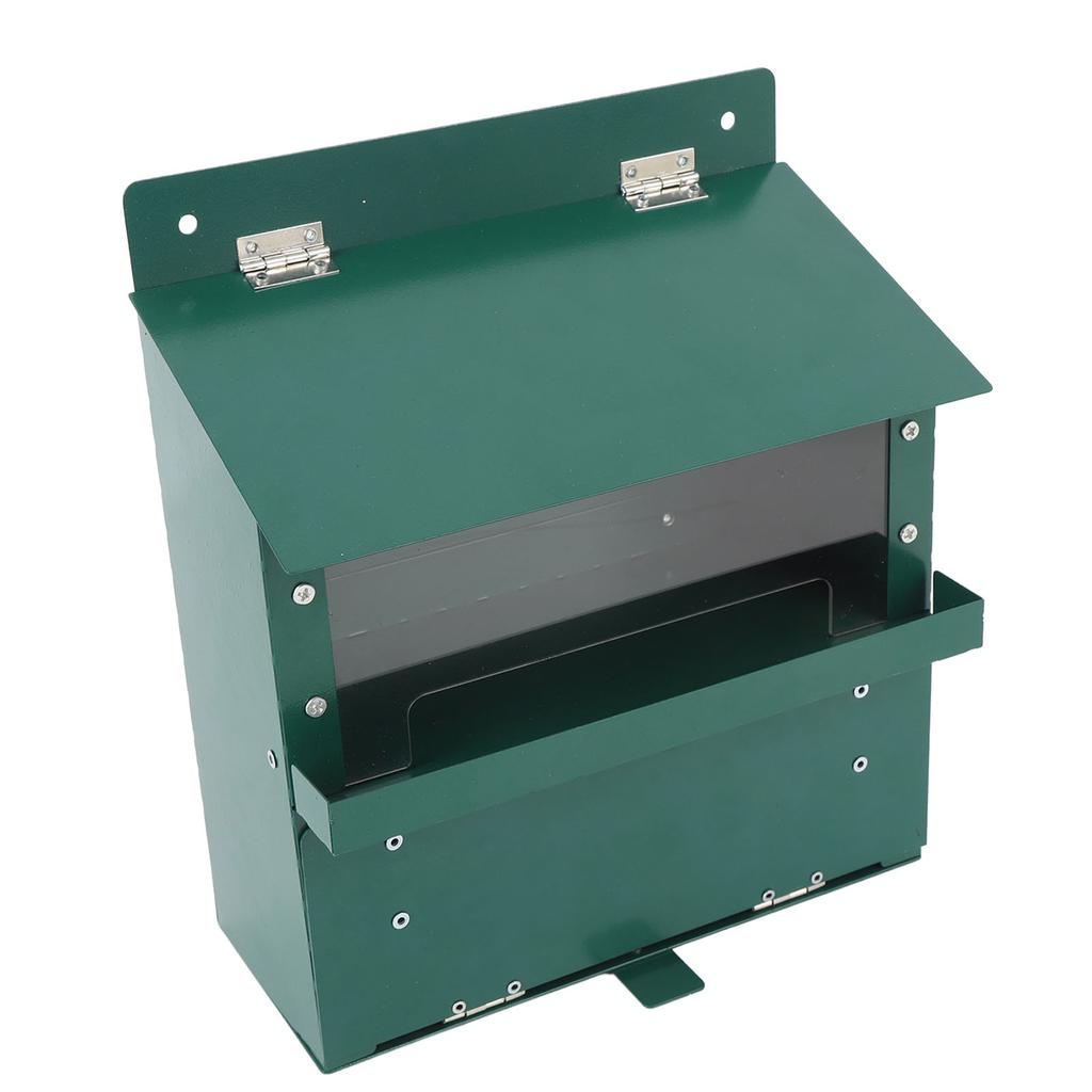 Metall Eichhörnchen Futterspender mit transparenter Acrylplatte Haustier Picknicktisch Montierte Futterbox für Außengarten