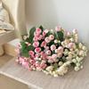 12 Heads Artificial Tea Rose Bouquet Realistic Fake Flower Multi Color For Home Wedding Hotel Photography Decoration