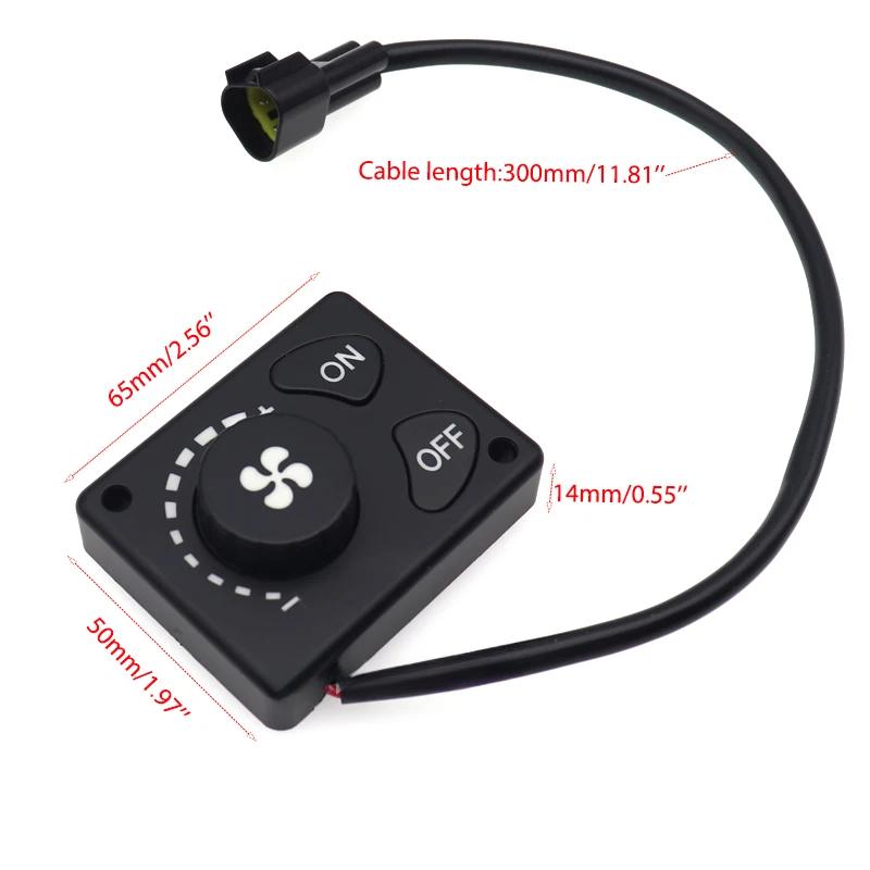 Universal 12V 24V Car Truck Air Diesel Heater Parking Remote Controller Monitor Switch Board Park Heater Control Switch Knob