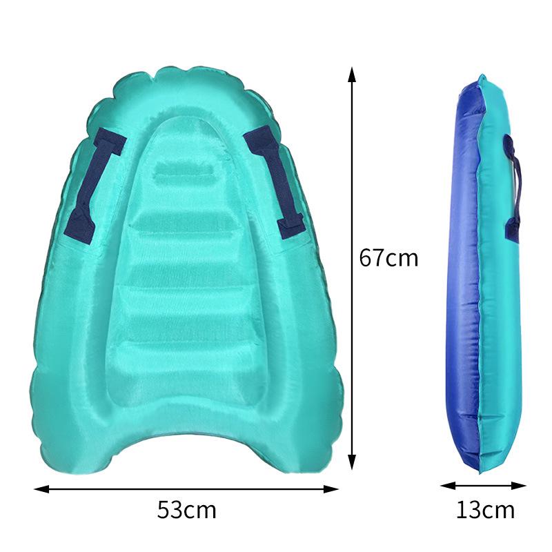 Beginner-Friendly Lightweight Inflatable Bodyboard for Safe Swimming and Surfing