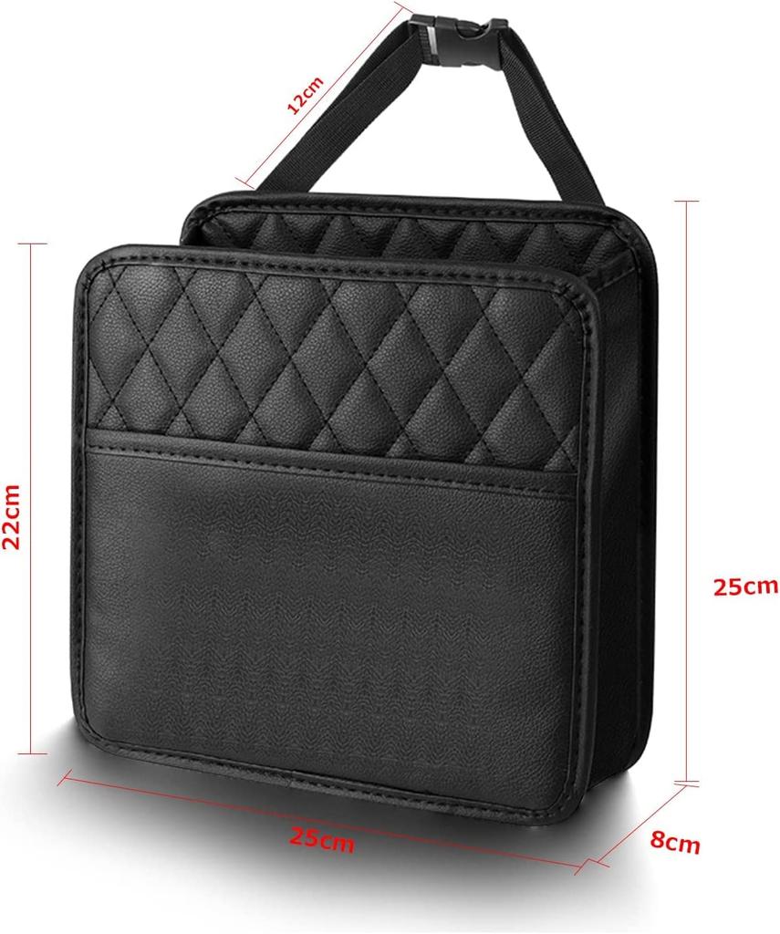 CMD Car Seat Back Car Storage Multifunctional Storage Trash Can and Storage Car Interior Waterproof and Easy Large Convenient Small Item Car
