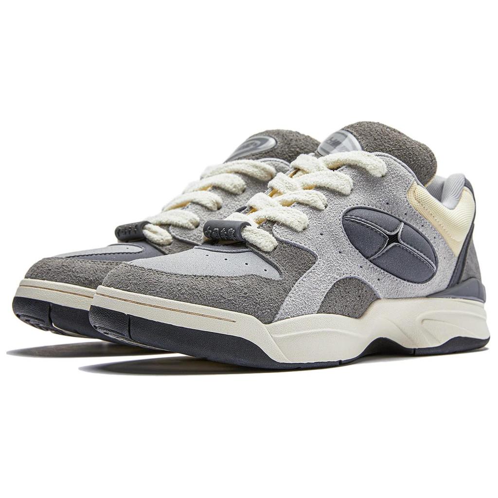 Li Ning Shooting Star Comfortable Non-Slip Casual Shoes Unisex Shoes Gray AZGU025-2