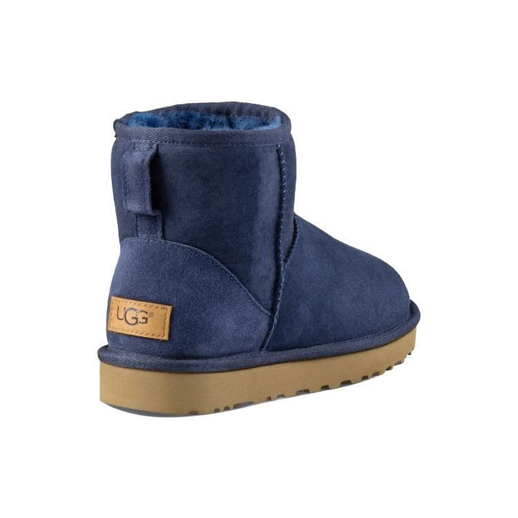 UGG Classic Mini Ii Boot Women Boots Navy-Blue 1016222-NAVY