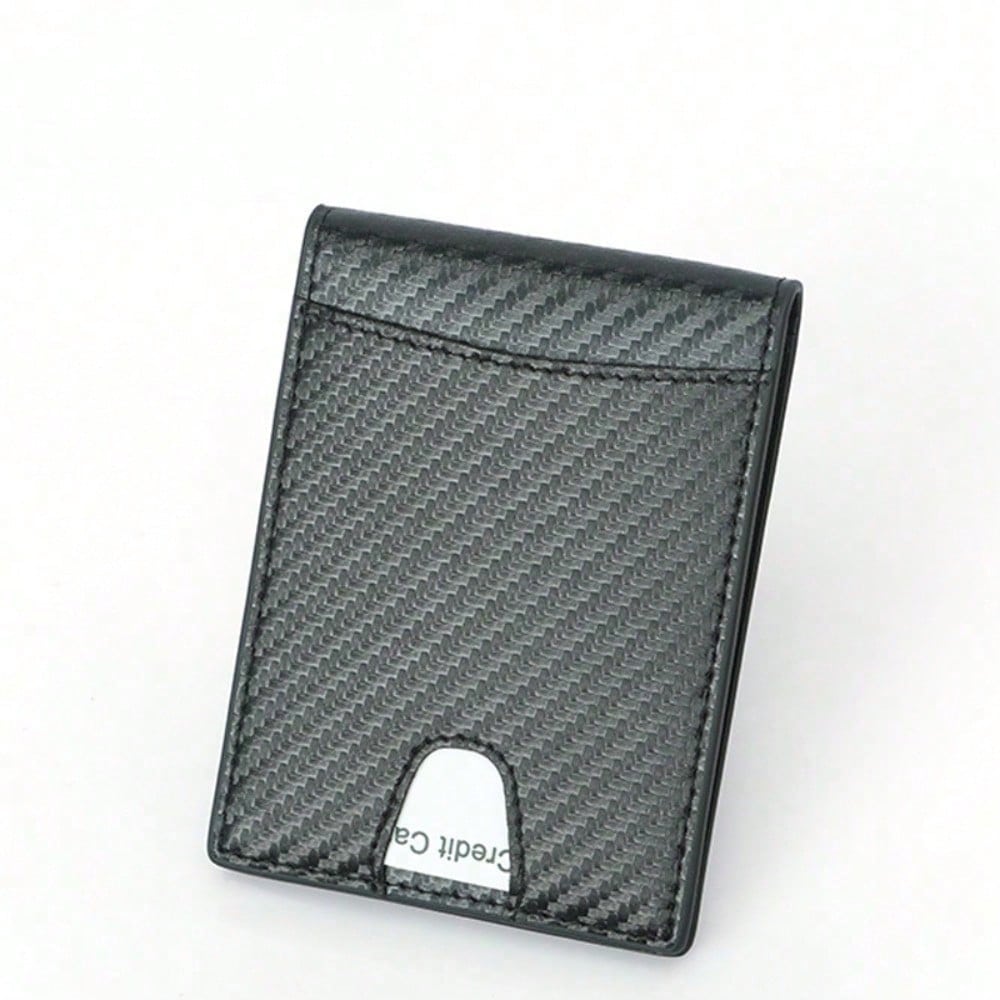 Nouveau porte-cartes pour homme, Petit portefeuille brossé anti-vol RFID.