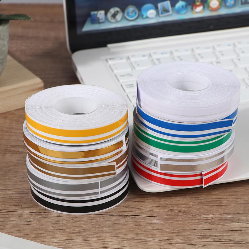 1 Roll Solid Color Car Body Decal Vinyl Sticker Striping Double Line Tape Fashion Styling Waterproof Car Decals Auto Accessories