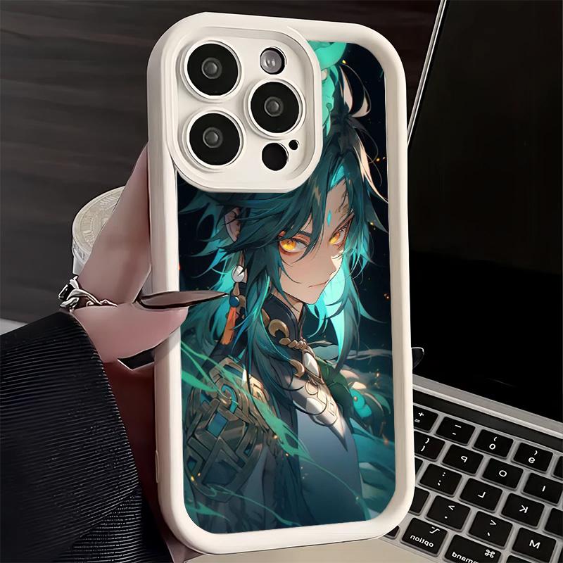 Phone Case for iPhone 17 Air 16E 15 16 Pro Max Genshin Impact Xiao Cover 14 Plus 13 12 Mini Soft Shell Silicone Fundas