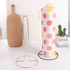 1Pcs Black/Silver Tissue Stand Vertical Napkins Rack Durable Roll Paper Towel Holder
