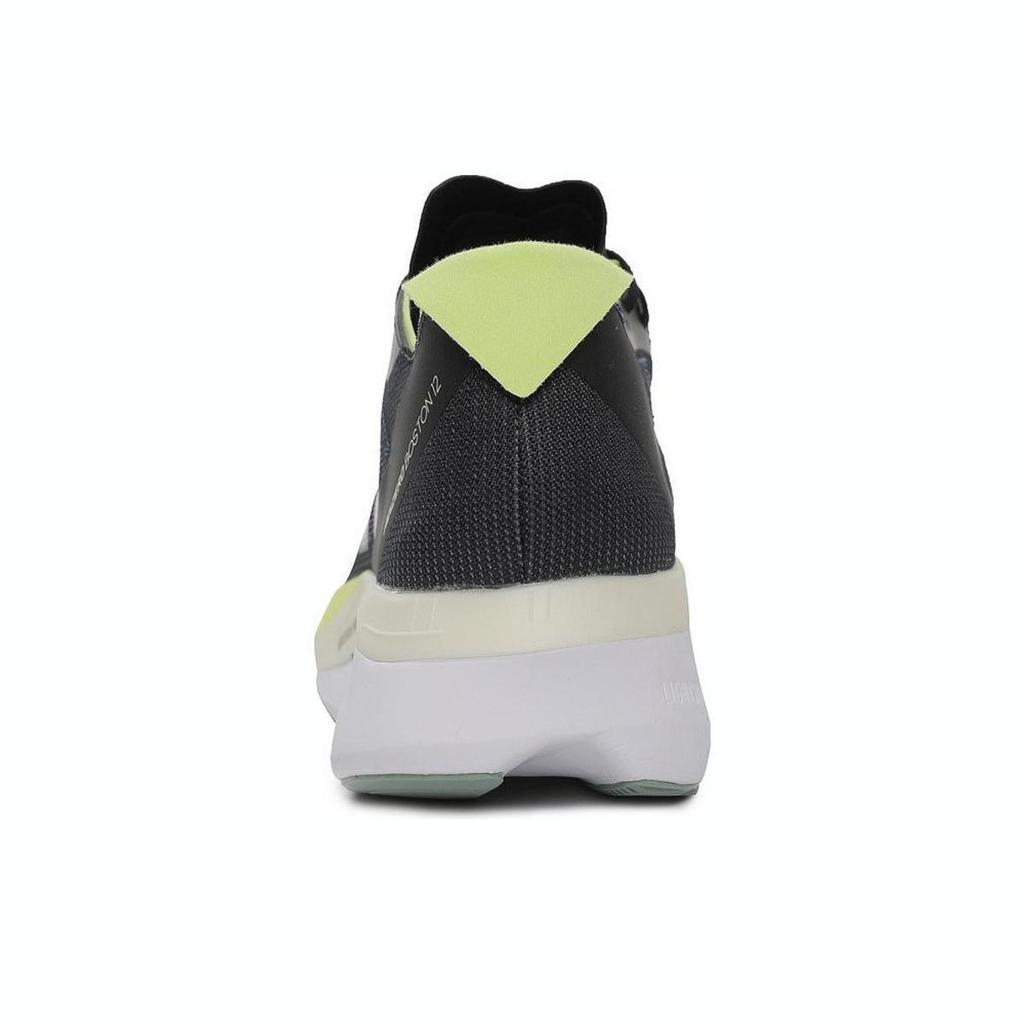 Adidas Adizero Boston 12 Abrasion Resistant Low top Kids' Running Shoes Black Sneakers JL4417