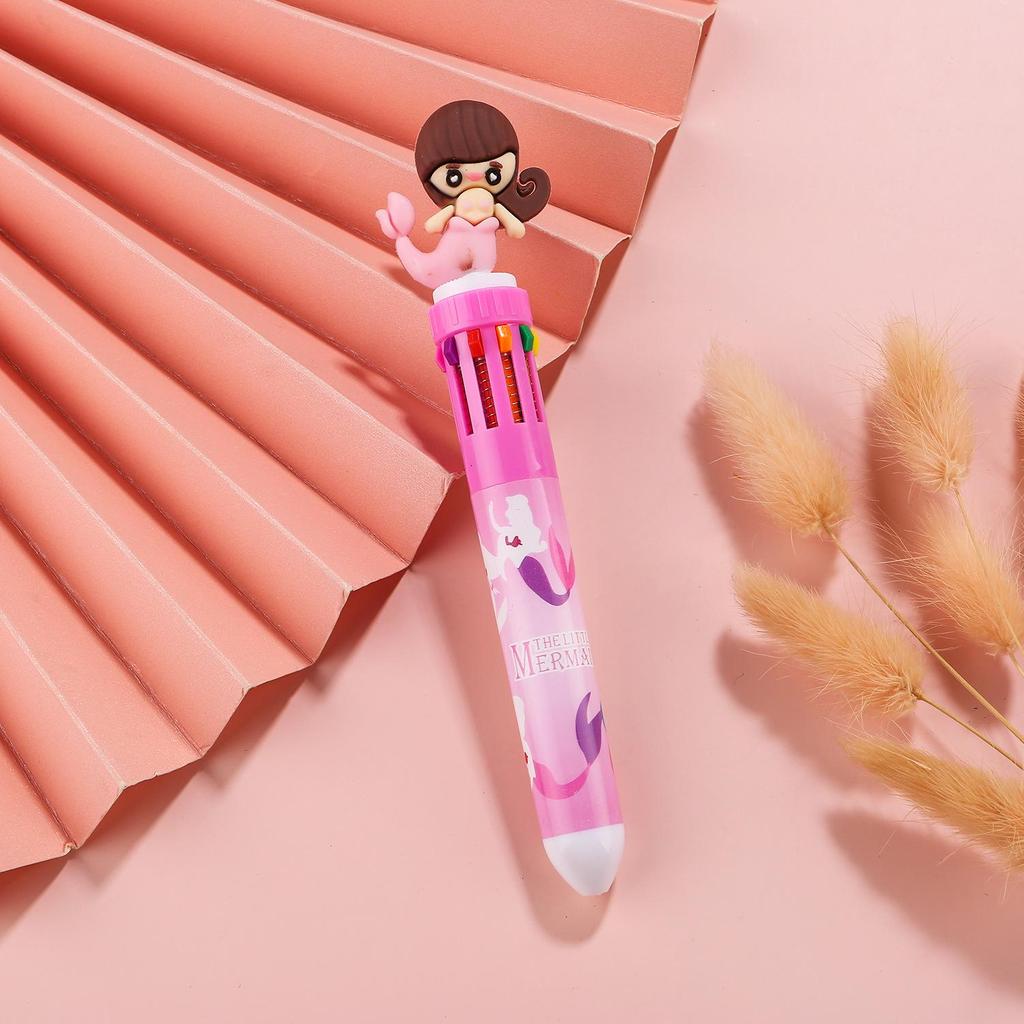 Creative Cartoon Multi-Color Ballpoint Pen for Students and Journals